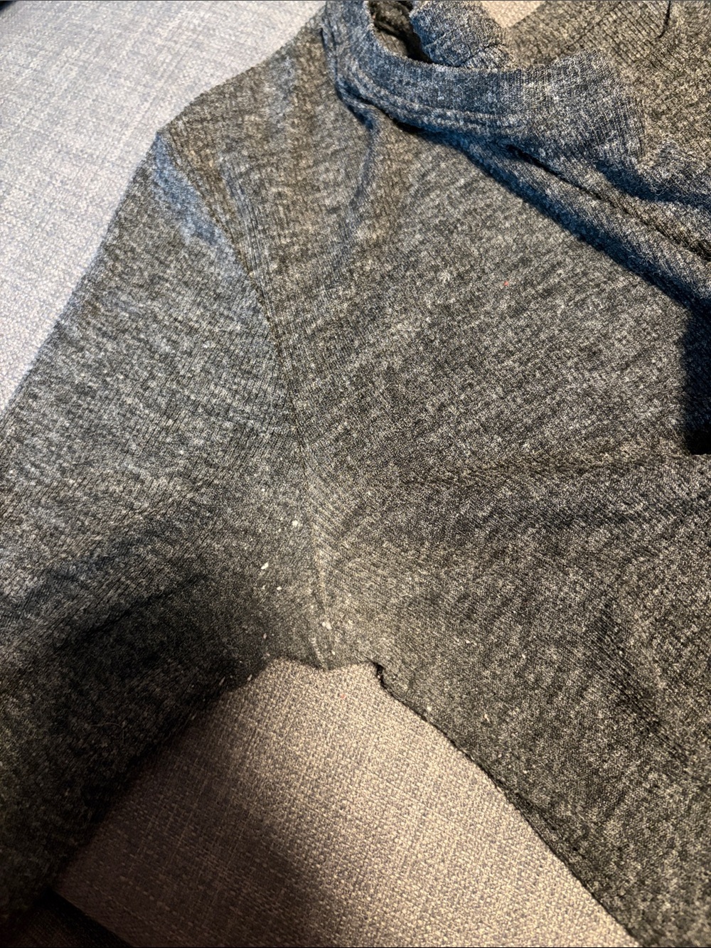 Old Navy Charcoal Gray Crew Neck Knit Tunic Sweater - Picture 6 of 6